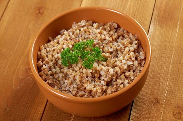 Healthy buckwheat, ideal for a fast day