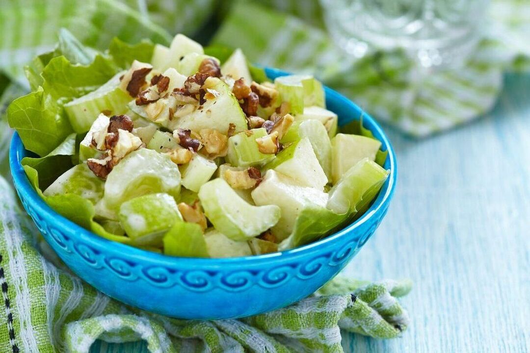 recipe with celery and nuts
