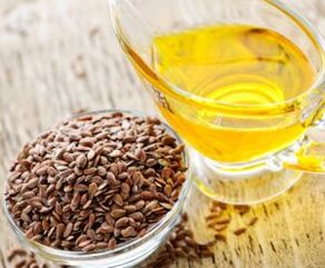 Flax seeds and linseed oil, which contain many vitamins. 