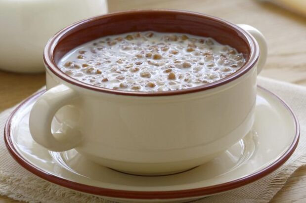 Buckwheat with kefir for a 3-day diet.