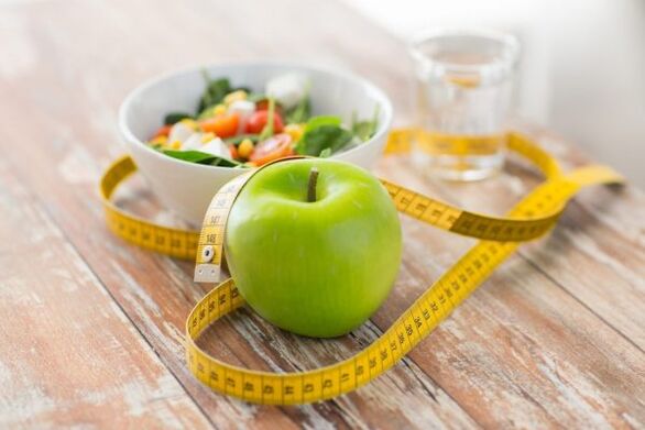 Vegetables, fruits and water are essential for losing weight.