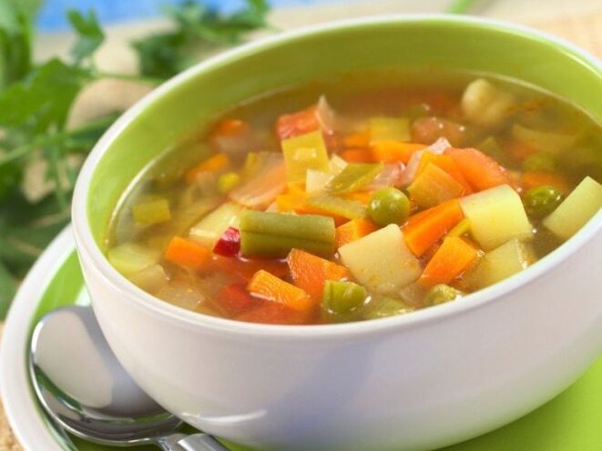 vegetable soup to burn fat